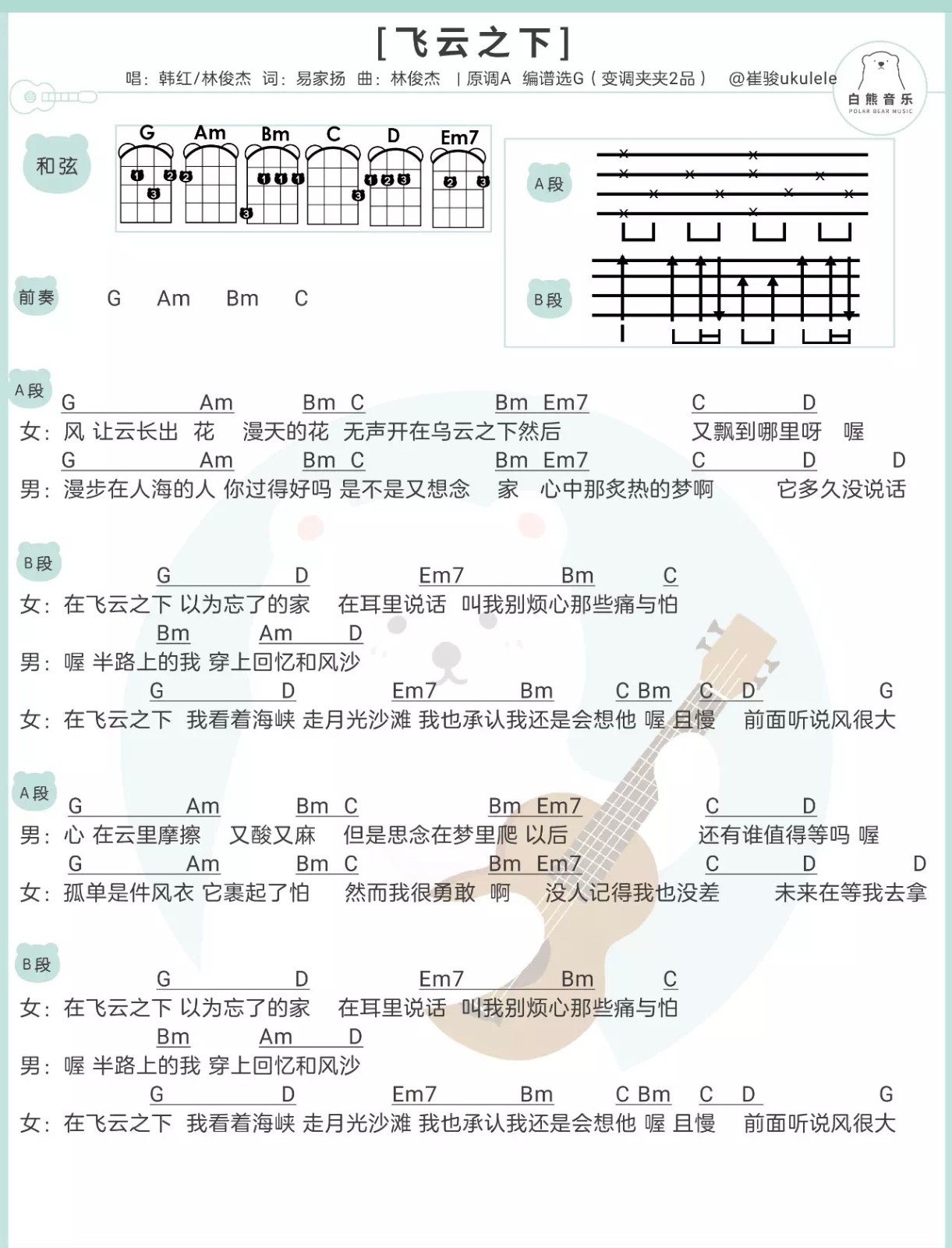 楚乔学不会简谱_儿歌简谱(3)